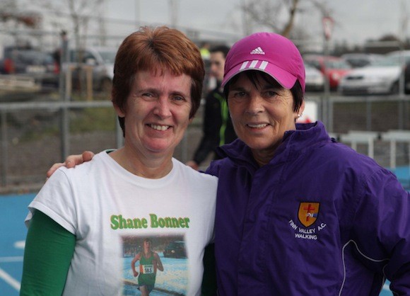Kay Bonner and Rosaleen McGonagle at the rememberance event in Stranorlar.