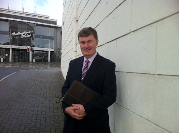 Vincent O'Brien pictured outside Letterkenny Courthouse - probably for the last time!