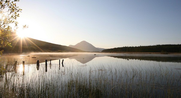 Sunrise at Errigal mountain in Co. Donegal (Photo John Rafferty)