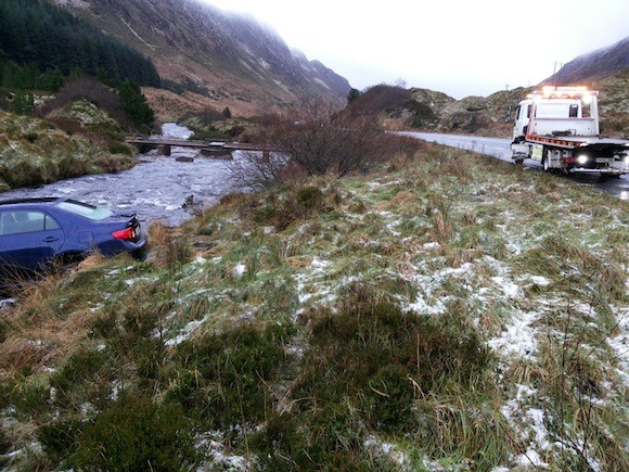 Donegal Recovery Services at the scene of today/s crash
