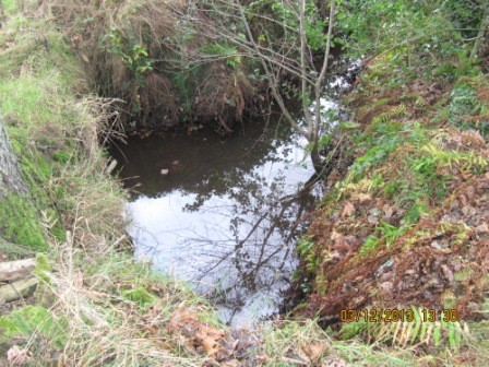 The culvert after the council carried out a full clean-up.