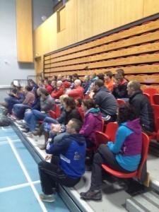 The crowd that turned up at Letterkenny 24/7's meeting.