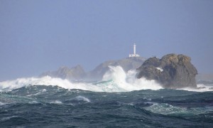 Inishtrahull Lighthouse off Malin Head.