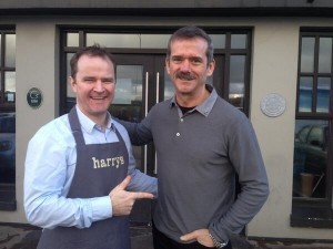 Col Hadfield at Harry's today