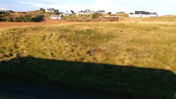 The site on Cruit Island where the 'giant' was found in 1954.