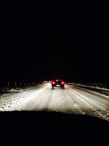 Damian McGarvey just sent us this picture - stuck on the Gap