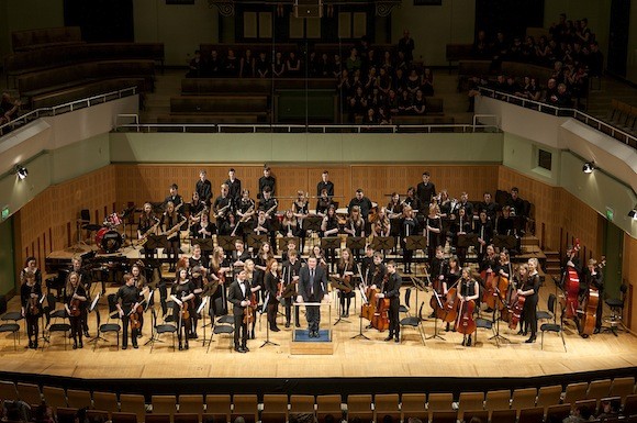 Donegal Youth Orchestra on NCH Stage 8 Feb 2014