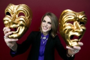 Amy Huberman launches the awards.