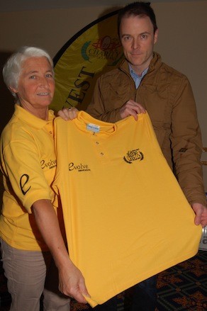 Grace Boyle sees how far this year's t-shirt sponsorship will stretch!