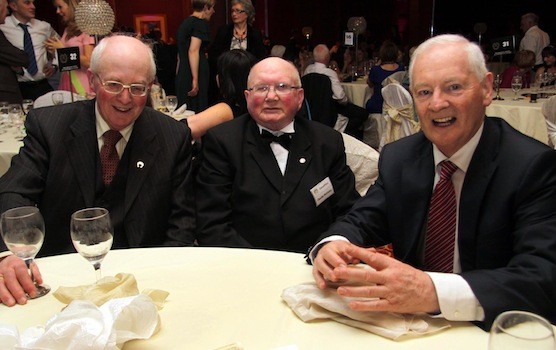 Sean Mc Elwee, Charlie 'Dora' Mc Ginley and Minister of State Dinny Mc Ginley TD at the Donegal Person of the Year function in Dublin.