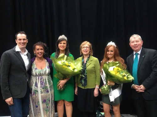 Me Alan Greene , Mrs Angela Medford, Miss Niamh McMahon , Mrs Jan OSullivan (Minister for Housing &Planning . Co limerick ) Miss Rosie Donaghy , Mr Pat Bourne Consul General Scotland to Ireland .