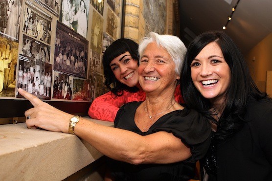 Oh no she won't.. Grace Boyle picks her  pantomime picture out at the Town hall in Ramelton on Saturday night at the the launch of her election campaign for the forthcoming Donegal Co. Council, she is pictured with her niece Siobhan Barrett Doherty PR manager and her daughter Sally Anne Sherry Campaign Manager. Photo Brian Mc Daid/Cristeph