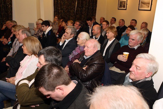 A packed hall for the election campaign launch by Grace Boyle on Saturday night. Photo Brian Mc Daid/Cristeph