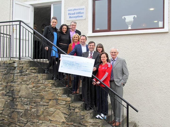 At a recent presentation function in Ballyshannon €15,000 – the profits from the recent very successful, well organised and supported Cara Bundoran 10 2014 – was made to the following groups/charities - Brian Thompson representing Laura Lynn – Ireland’s Children’s Hospice, - Penny Brennan representing The Marie Keating Foundation, - Caroline Cooke (NYP Bundoran) Foróige and - Paul O'Gara representing Tír Chonaill Athletics Club. - Making the presentations, Canice and Ramona Nicholas, Joint MD’s of Cara Pharmacies, thanked all for attending, everyone that took part in the weekend event, sponsors and all who helped in any way to make the event a huge success! Here's to a Bigger and Better 2015
