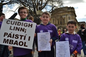 Donegal's children with diabetes bring their petition for a dedicated CNS to Dáil Éireann 