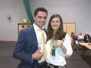 James Pat McDaid and girlfriend Teresa