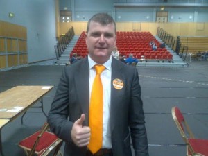 Independent John O'Donnell after being elected to Donegal County Council in May.
