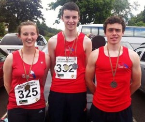 Katie Hoad, Caolan OCallaghan and Christopher Doherty winners at Antrim