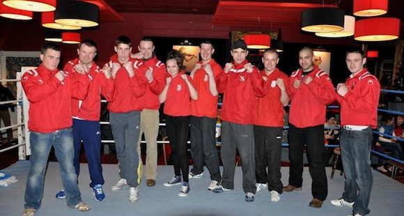 Members of Carndonagh Boxing Club.
