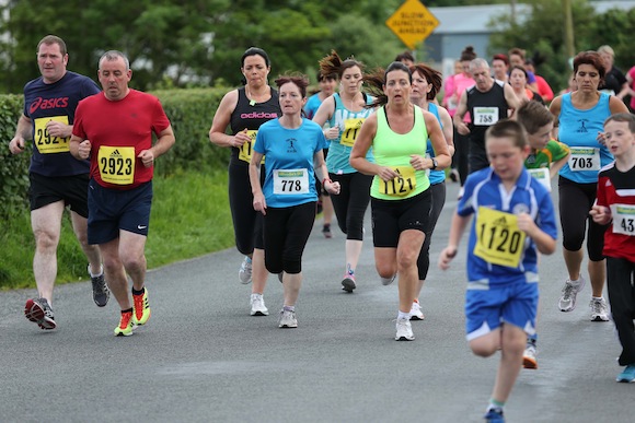 There was a large turnout for the Sessiaghoneill NS 5K Fun Run & Walk. Pic.: Gary Foy, newsandsportfiles