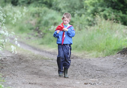 Now where did those other scout and beavers go?