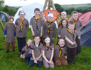 19th Donegal (Lifford) Beaver Scouts who were Monkeys for the weekend.  ((c) North West Newspix)