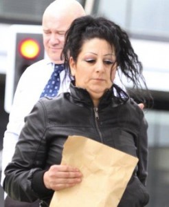 Florea Mihaela, aged 34, who was charged with prostitution. She had almost 6k in cash