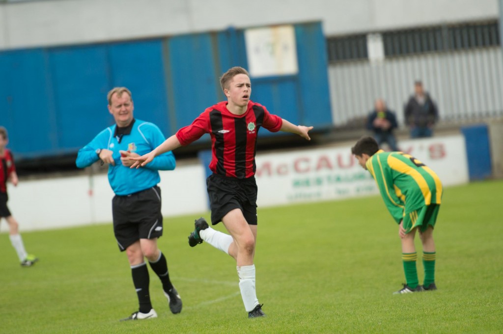 Lanty Molloy celebrates his goal. 