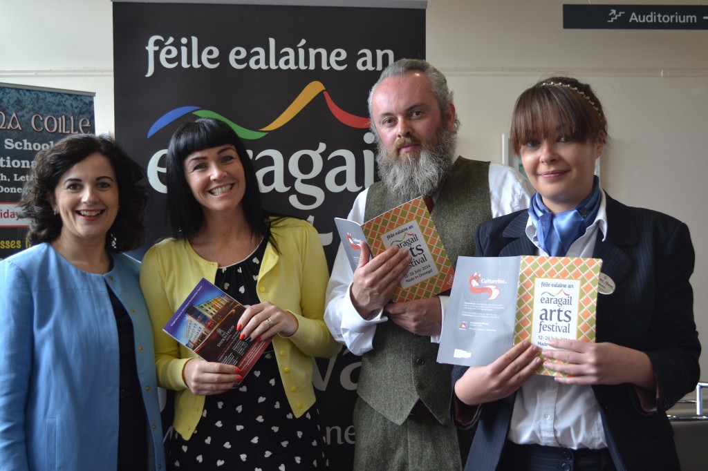 Joan Crawford of Failte Ireland and Siobhan Barrett Doherty, Sales and Marketing Manager, Station House Hotel, which is the premier accommodation sponsors for this year’s Festival. Also pictured is Festival Director Paul Brown and venue sponsor representative, Ann Marie Mc Manus from the Clanree Hotel Letterkenny. 