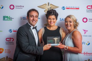 Paolo Iacovelli, Managing Director, PharmaConex, Kirstie Kilpatrick, Healthwise Pharmacy Ballyraine, Letterkenny and Barbara Kelly, PharmaConex