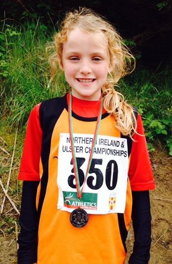 Silver for Tara Geoghegan in the U-10 Long Jump