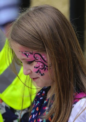 Face painting was part of the fun at the SAt Eunan's NS fun day.