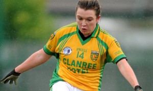 Donegal captain EIlish Ward. Ladies players who want to make the step up to senior county football can join an Open evening on Monday