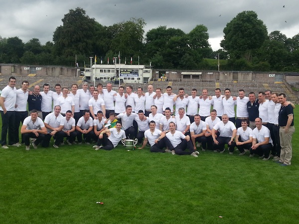 Looking sharp in their Evolve clothing. The Donegal team after today's Ulster Final.