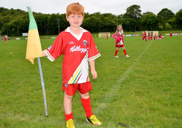 Charlie Kelly flags up the fun he had at the Glenswilly Cul Camp. ALL PICS BY GERALDINE DIVER