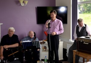 Daniel performs at the official opening ceremony.