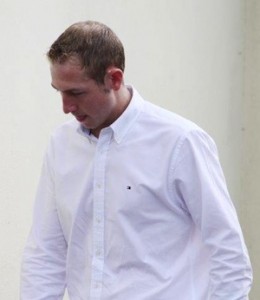 Shaun Kelly arriving at Letterkenny Circuit court (c) North West Newspix