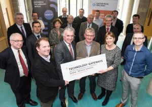 The WISER Lab team meet Enterprise Ireland Board.  Photo Clive Wasson