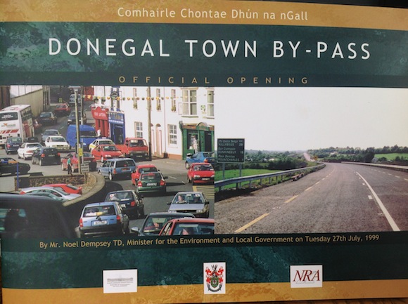 The brochure for the original Donegal Town by-pass in 1999.