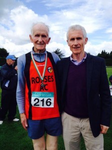 There will be a reception held for Rosses AC athlete Pat Ward tonight at Central Park Keadue. 