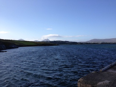 The sewage is flowing into beautiful Ballyness Bay in Falcarragh.