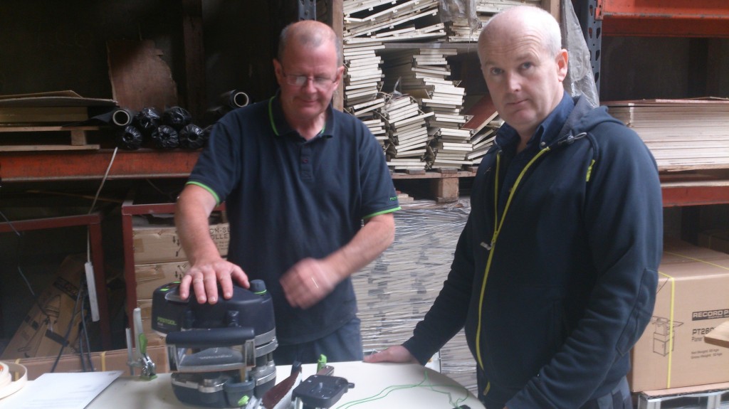 Michael and Patrick Callaghan from FESTOOL. 