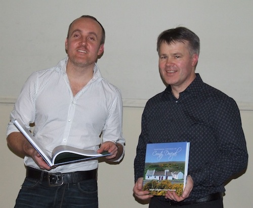 Greg Stevenson and Joseph Gallagher with their unique book.