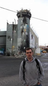 Cllr Jack Murray in Gaza