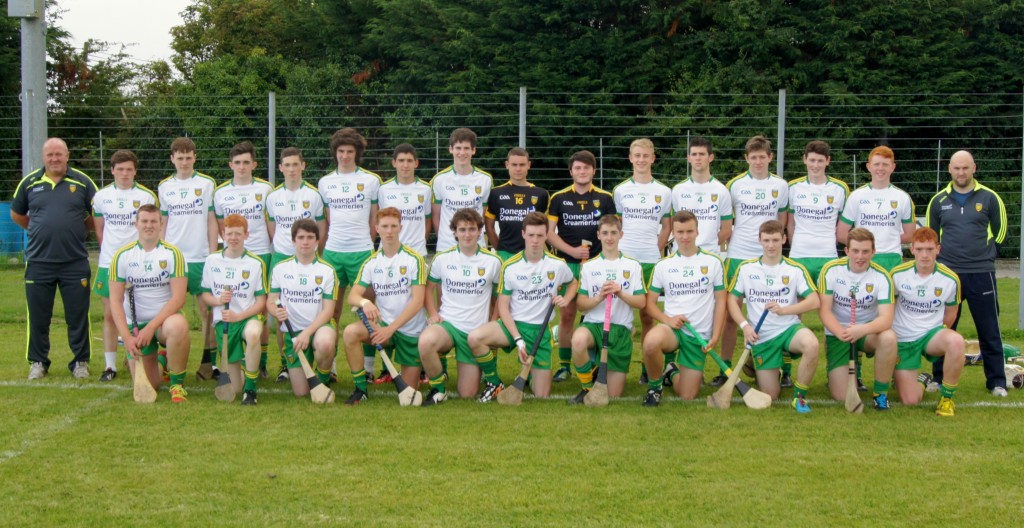 Donegal Minor Hurling Panel that were defeated AET by Roscommon. 