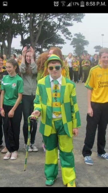 A very dapper Adrian McMyler from Buncrana.