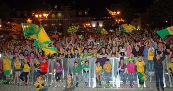 Is it true there were more people in Donegal Town than there was in Kerry for their return? ALL PICS BY PAUL O'SULLIVAN