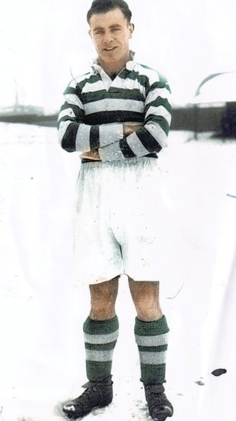 Hughie Dick Doherty in the 1936/37 season at Celtic.