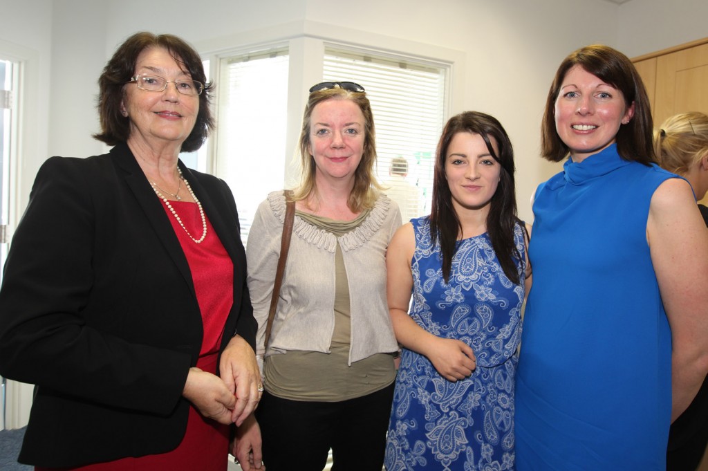 Marie Therese Lacy, Siobhan Cullen, Cathy Ruddy and Gillian Brennan at the official opening of Nathaniel Lacy Partners Solicitors offices at the Riverside Centre, Letterkenny. 