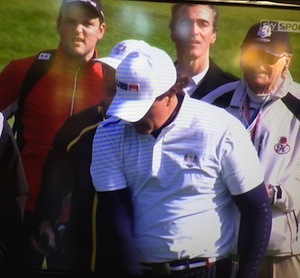 Michael Murphy was also pictured at Ryder Cup today.